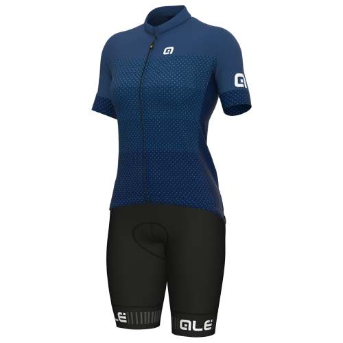 2022 ALÉ LEVEL WOMEN'S Cycling Jersey And Bib Shorts Set BLUE