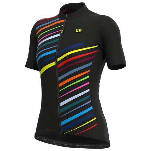 2022 ALÉ FLASH WOMEN'S Cycling Jersey And Bib Shorts Set BLACK