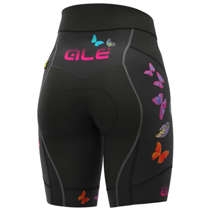 2022 ALÉ BUTTERFLY WOMEN'S Cycling Jersey And Bib Shorts Set BLACK