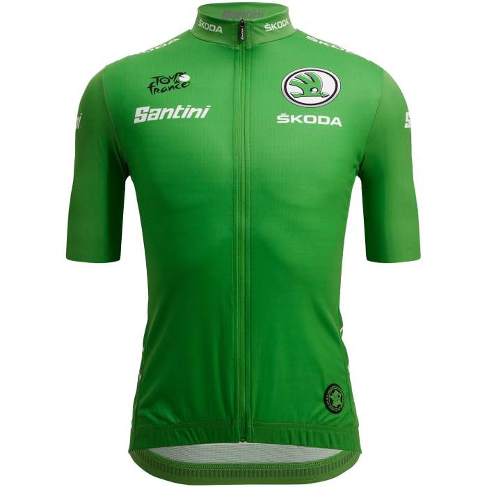 TOUR DE FRANCE SHORT SLEEVE JERSEY SPRINT JERSEY 2022 GREEN