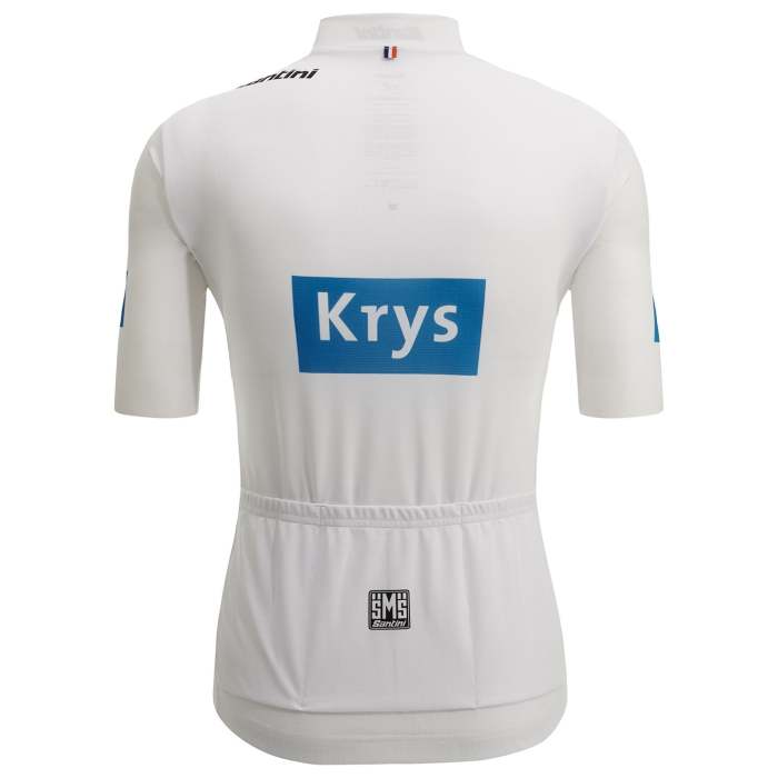 TOUR DE FRANCE SHORT SLEEVE JERSEY YOUNG PROFESSIONAL 2022 WHITE