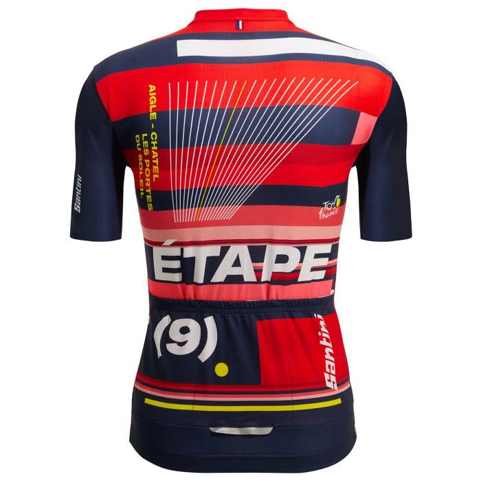 TOUR DE FRANCE SHORT SLEEVE JERSEY AIGLE-CHÂTEL 2022 BLUE - RED