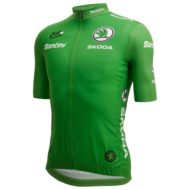 TOUR DE FRANCE SHORT SLEEVE JERSEY SPRINT JERSEY 2022 GREEN