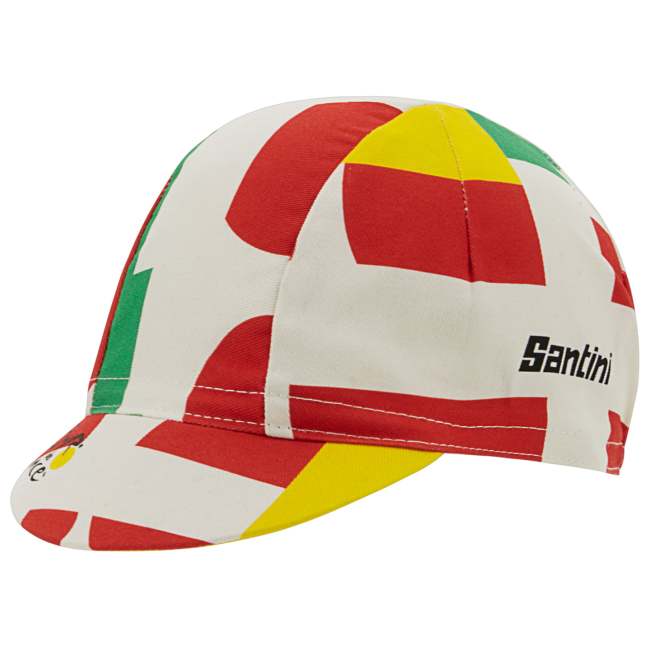 TOUR DE FRANCE CYCLING CAP COPENHAGEN 2022 WHITE - RED