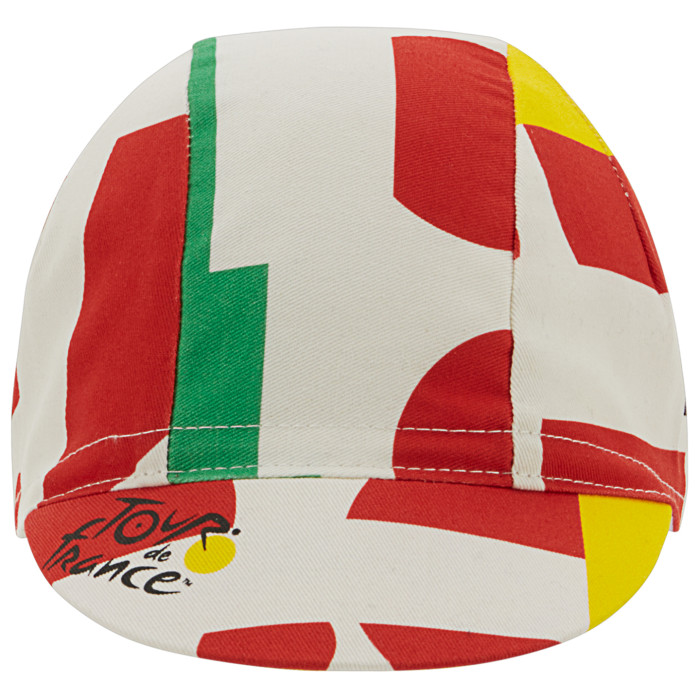 TOUR DE FRANCE CYCLING CAP COPENHAGEN 2022 WHITE - RED