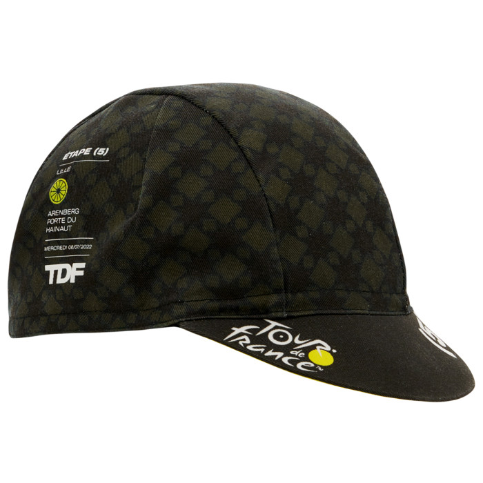 TOUR DE FRANCE CYCLING CAP LILLE-ARENBERG 2022 BLACK - GREEN