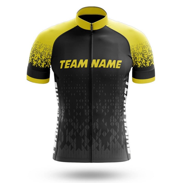 2022 Custom Team Name R- Men's Cycling Jersey And Bib Shorts Suit