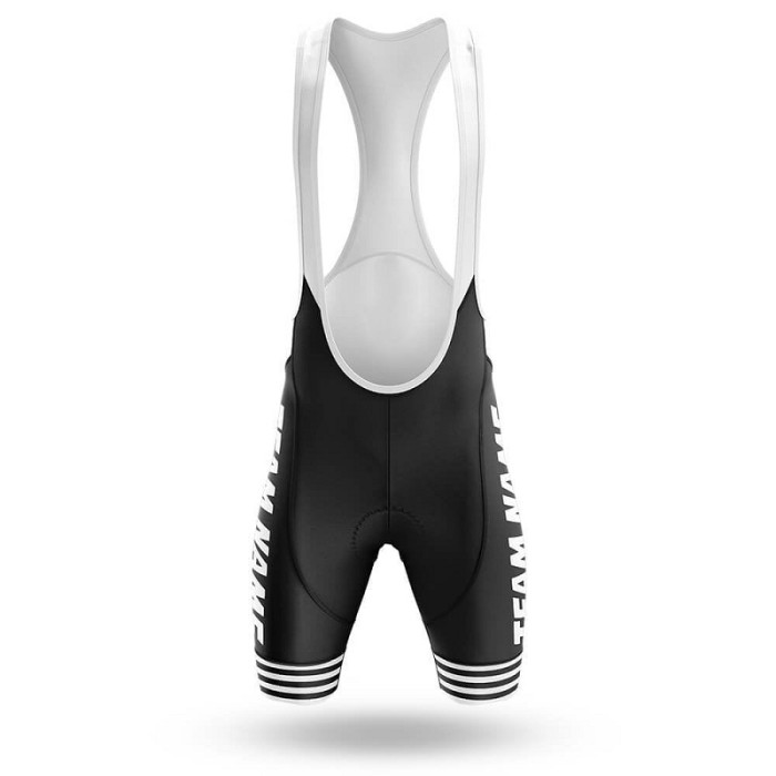 2022 Custom Team Name L- Men's Cycling Jersey And Bib Shorts Suit