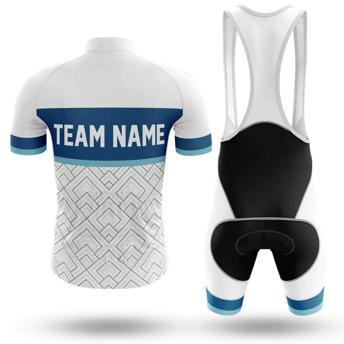 2022 Custom Team Name A6- Men's Cycling Jersey And Bib Shorts Suit