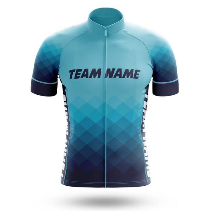 2022 Custom Team Name K- Men's Cycling Jersey And Bib Shorts Suit