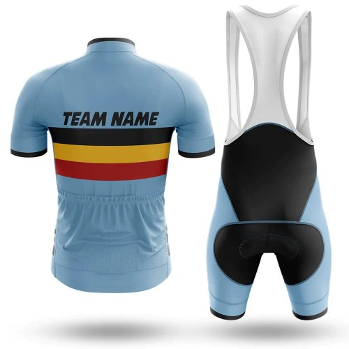 2022 Custom Team Name A1- Men's Cycling Jersey And Bib Shorts Suit