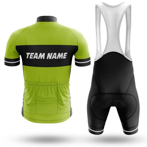 2022 Custom Team Name T- Men's Cycling Jersey And Bib Shorts Suit