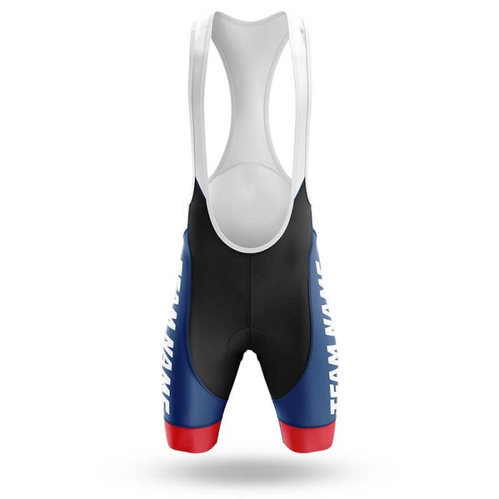 2022 Custom Team Name M- Men's Cycling Jersey And Bib Shorts Suit