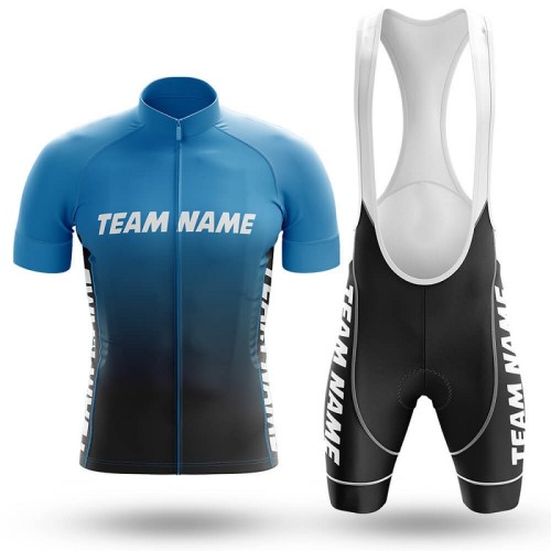 2022 Custom Team Name O- Men's Cycling Jersey And Bib Shorts Suit