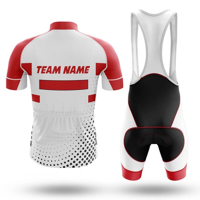 2022 Custom Team Name G- Men's Cycling Jersey And Bib Shorts Suit