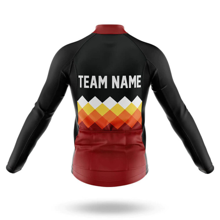 2022 Custom Team Name A10- Men's Cycling Jersey And Bib Shorts Suit