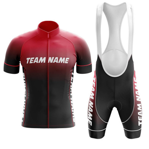 2022 Custom Team Name I- Men's Cycling Jersey And Bib Shorts Suit