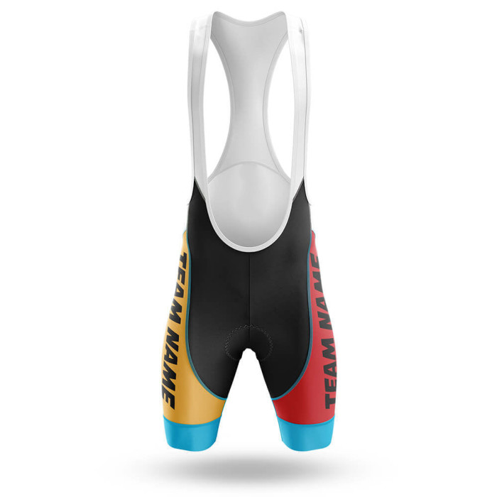 2022 Custom Team Name S- Men's Cycling Jersey And Bib Shorts Suit