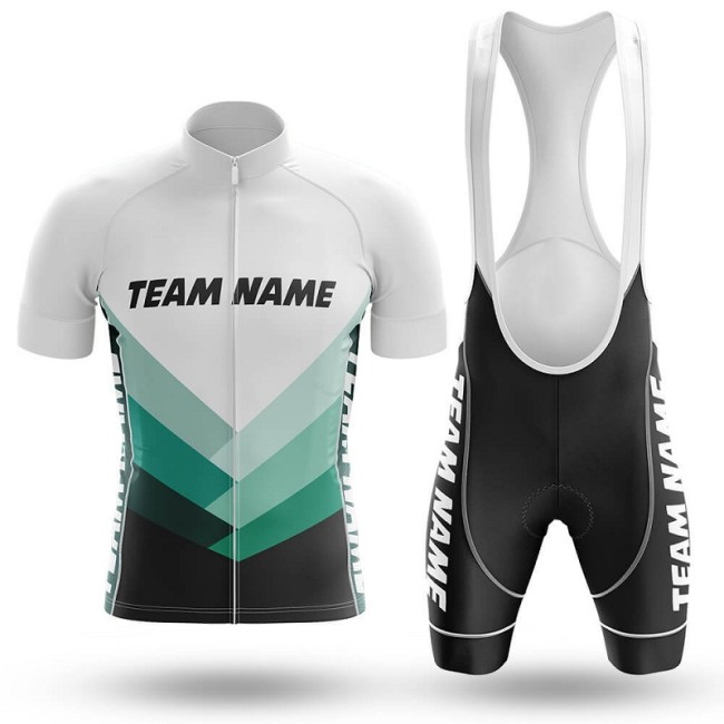 2022 Custom Team Name N- Men's Cycling Jersey And Bib Shorts Suit