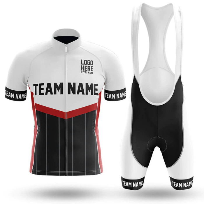 2022 Custom Team Name A7- Men's Cycling Jersey And Bib Shorts Suit