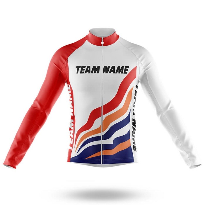 2022 Custom Team Name P- Men's Cycling Jersey And Bib Shorts Suit