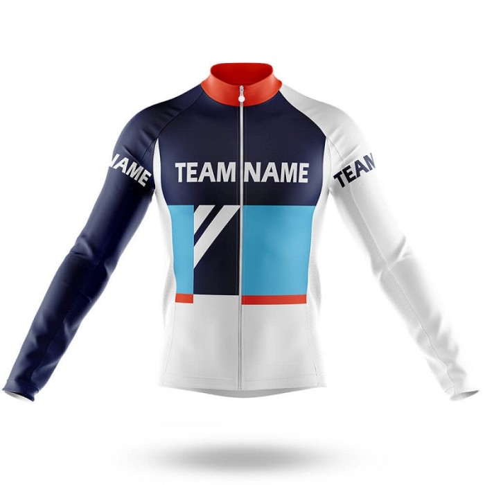 2022 Custom Team Name B- Men's Cycling Jersey And Bib Shorts Suit