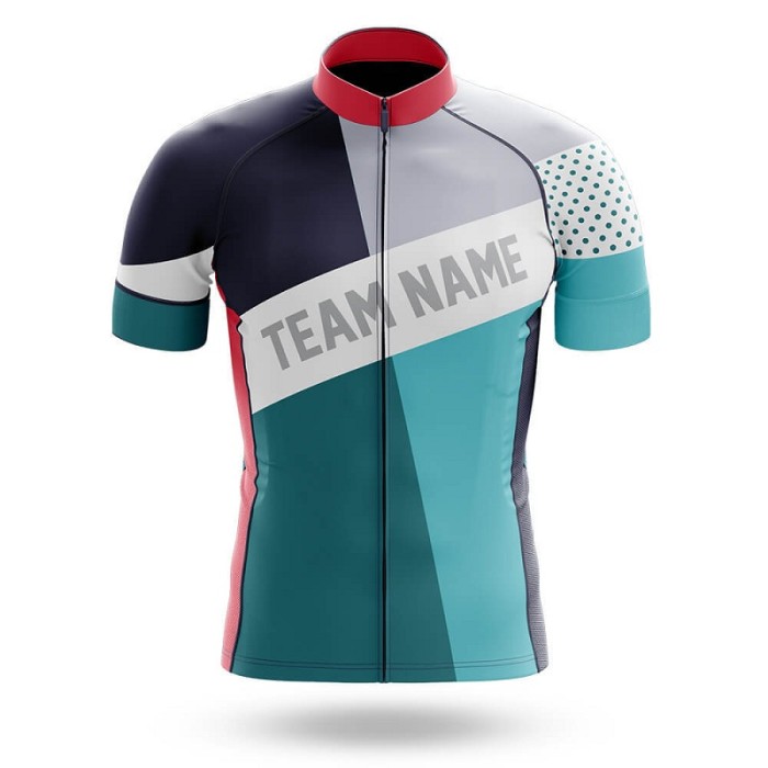 2022 Custom Team Name C- Men's Cycling Jersey And Bib Shorts Suit