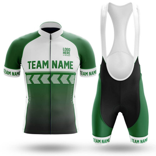 2022 Custom Team Name A- Men's Cycling Jersey And Bib Shorts Suit