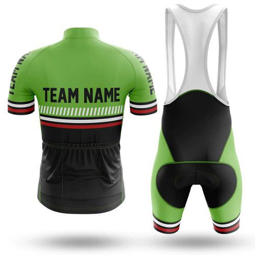 2022 Custom Team Name A2- Men's Cycling Jersey And Bib Shorts Suit