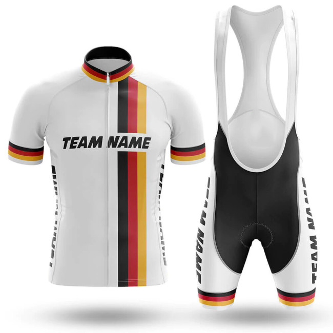 2022 Custom Team Name Z- Men's Cycling Jersey And Bib Shorts Suit