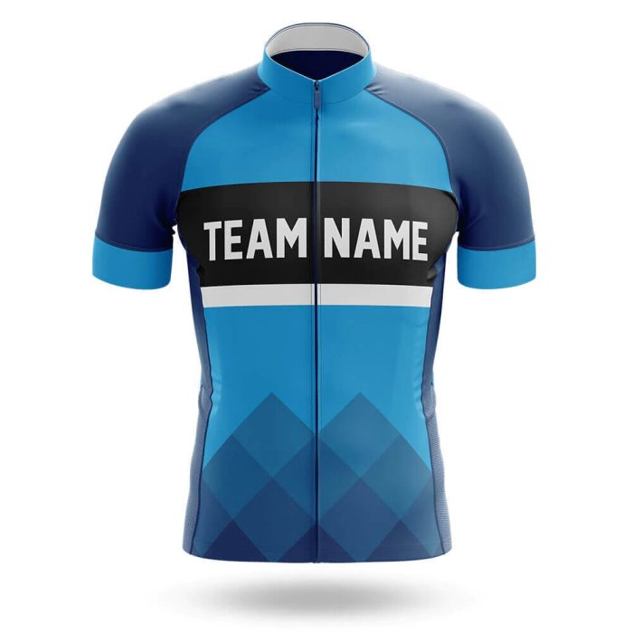 2022 Custom Team Name A11- Men's Cycling Jersey And Bib Shorts Suit