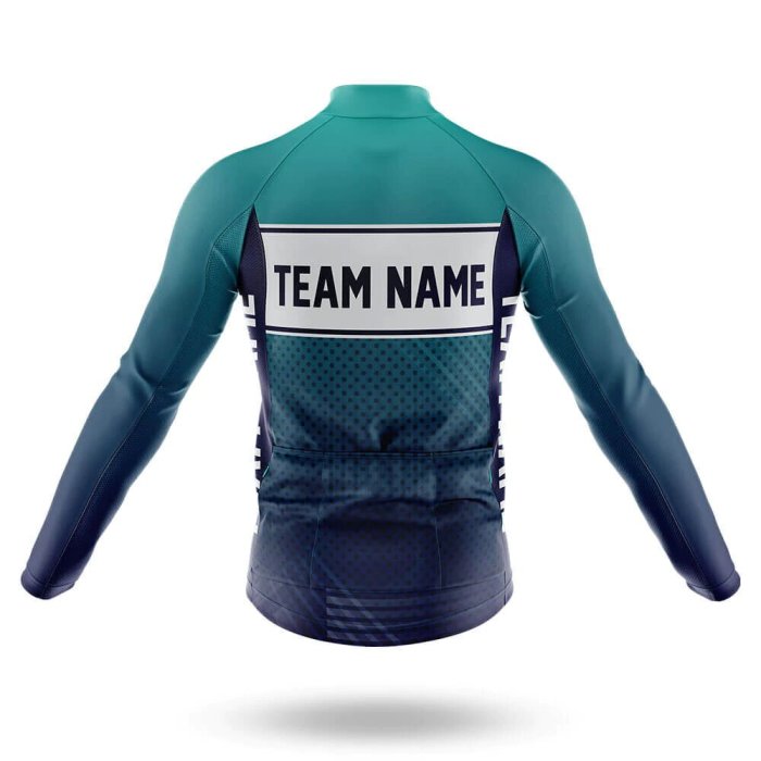 2022 Custom Team Name A4- Men's Cycling Jersey And Bib Shorts Suit