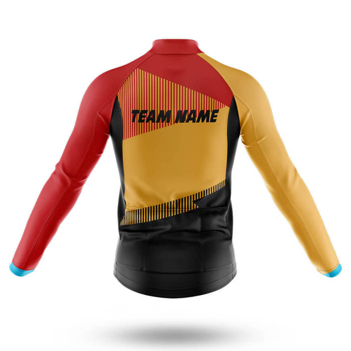 2022 Custom Team Name S- Men's Cycling Jersey And Bib Shorts Suit