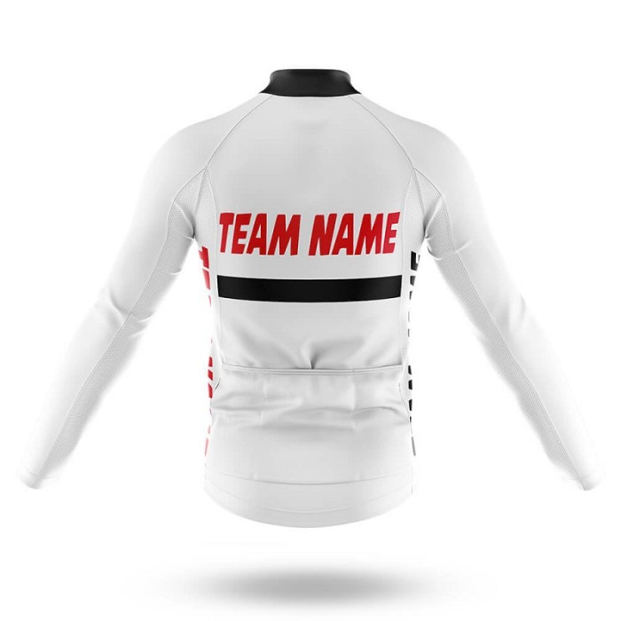 2022 Custom Team Name L- Men's Cycling Jersey And Bib Shorts Suit