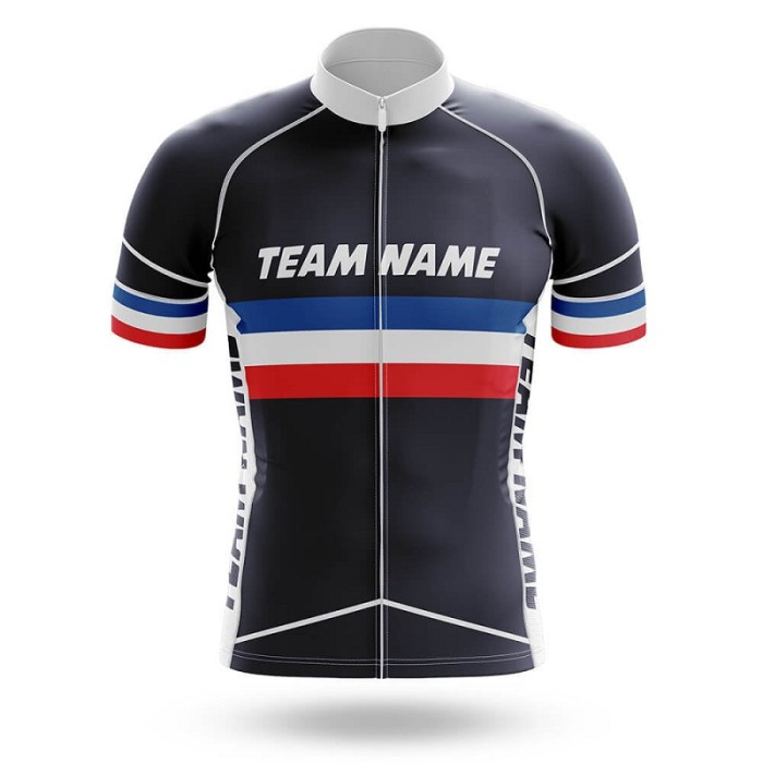 2022 Custom Team Name H- Men's Cycling Jersey And Bib Shorts Suit