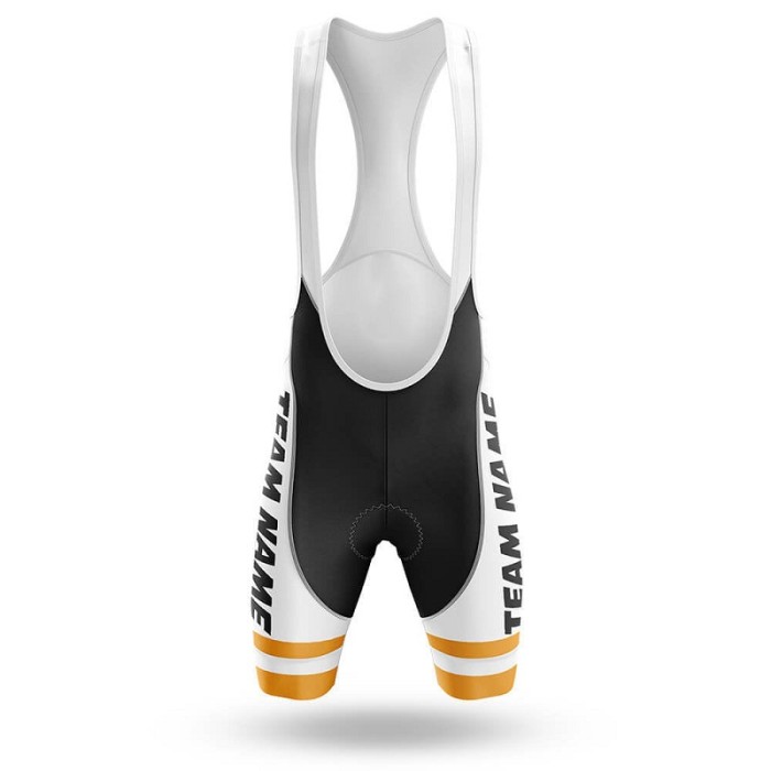 2022 Custom Team Name J- Men's Cycling Jersey And Bib Shorts Suit