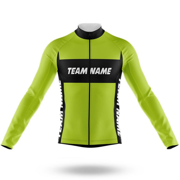 2022 Custom Team Name T- Men's Cycling Jersey And Bib Shorts Suit