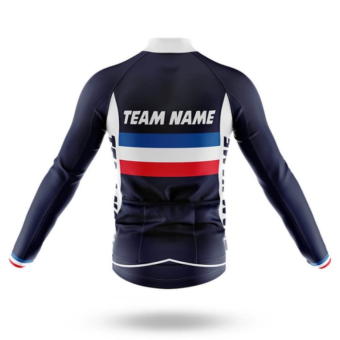 2022 Custom Team Name H- Men's Cycling Jersey And Bib Shorts Suit