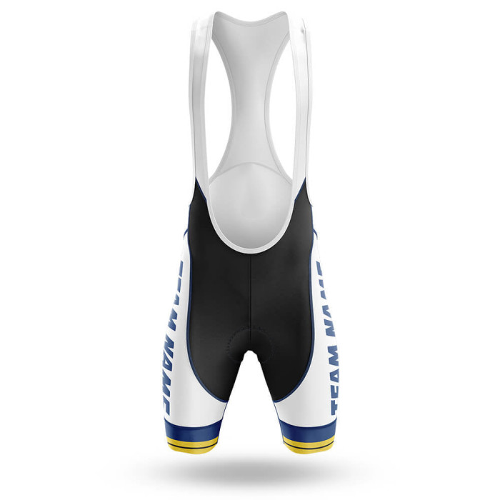 2022 Custom Team Name V- Men's Cycling Jersey And Bib Shorts Suit