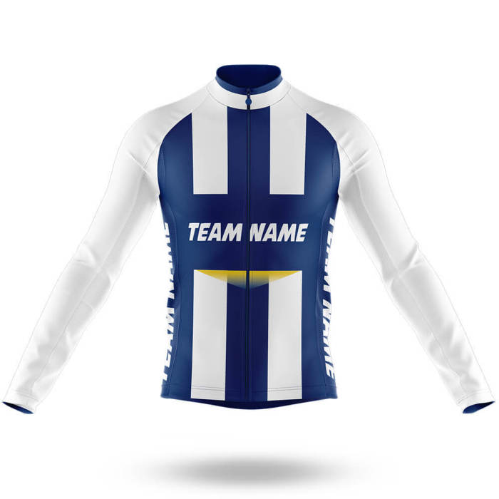 2022 Custom Team Name V- Men's Cycling Jersey And Bib Shorts Suit