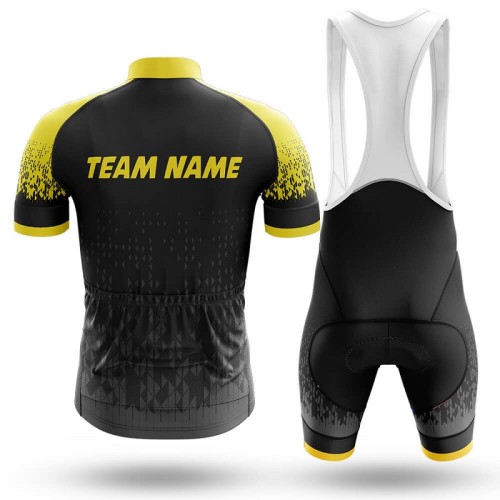 2022 Custom Team Name R- Men's Cycling Jersey And Bib Shorts Suit