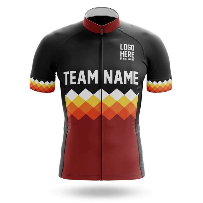 2022 Custom Team Name A10- Men's Cycling Jersey And Bib Shorts Suit