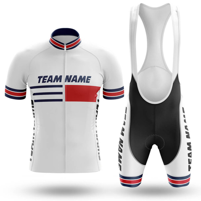 2022 Custom Team Name Y- Men's Cycling Jersey And Bib Shorts Suit