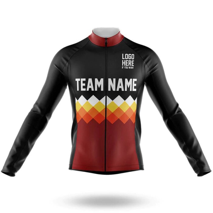 2022 Custom Team Name A10- Men's Cycling Jersey And Bib Shorts Suit