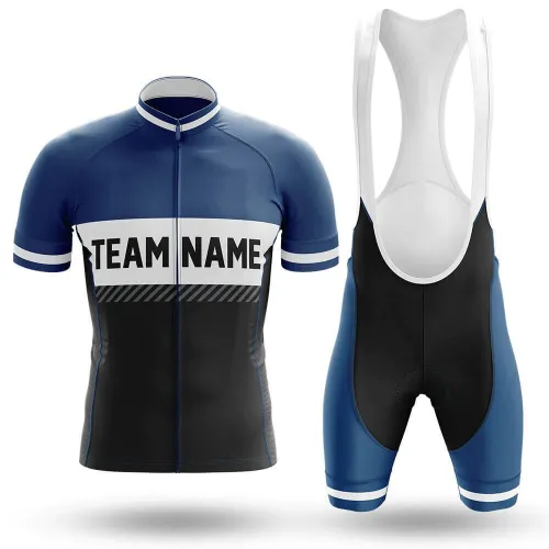 2022 Custom Team Name A12- Men's Cycling Jersey And Bib Shorts Suit