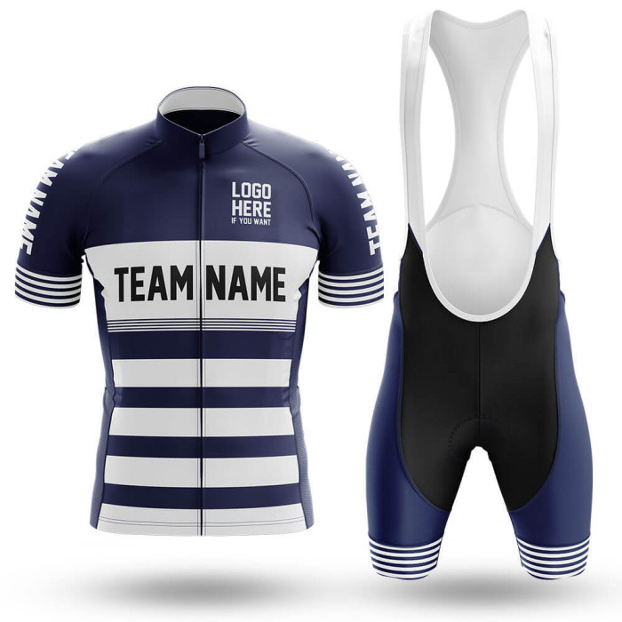 2022 Custom Team Name A9- Men's Cycling Jersey And Bib Shorts Suit