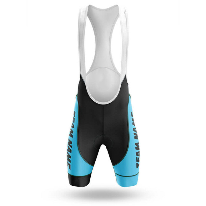 2022 Custom Team Name E- Men's Cycling Jersey And Bib Shorts Suit