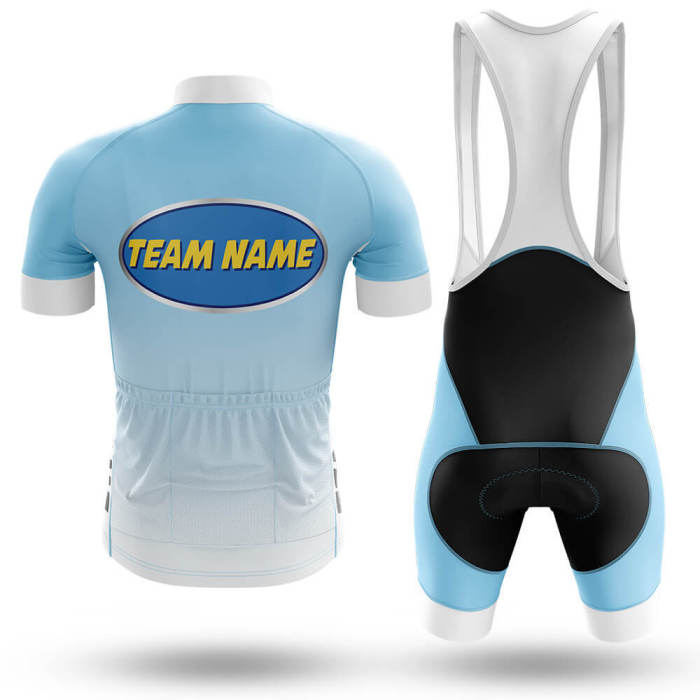 2022 Custom Team Name U- Men's Cycling Jersey And Bib Shorts Suit