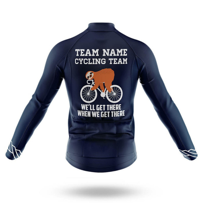 2022 Custom Team Name A3- Men's Cycling Jersey And Bib Shorts Suit