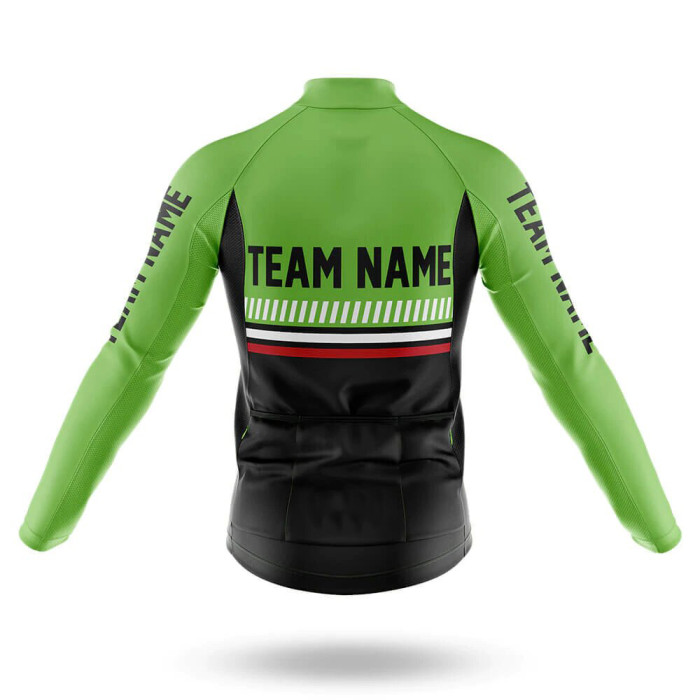 2022 Custom Team Name A2- Men's Cycling Jersey And Bib Shorts Suit